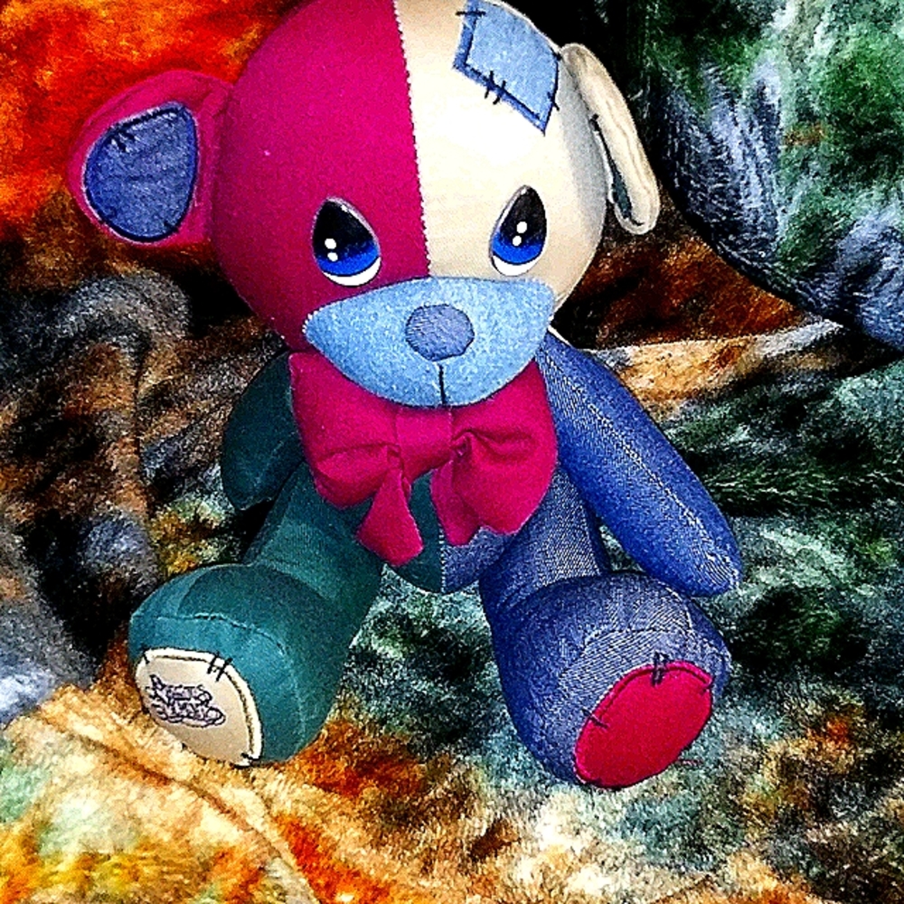 Precious Moments jointed stitched bear